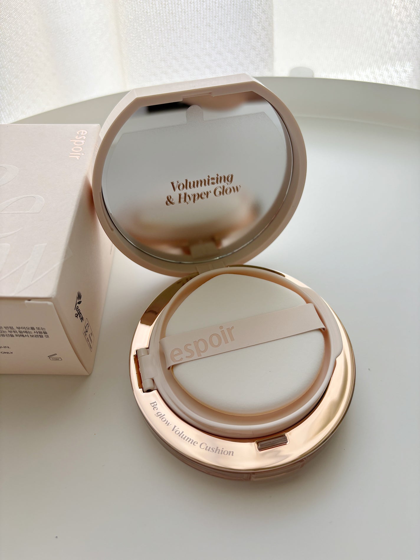 エスポア ビーグロー ボリュームクッション/espoir/クッションファンデーションを使ったクチコミ(2枚目)