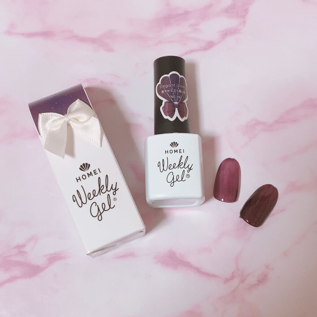 ウィークリージェル NE-49 Elegant Woman/HOMEI/ジェルネイルを使ったクチコミ（1枚目）