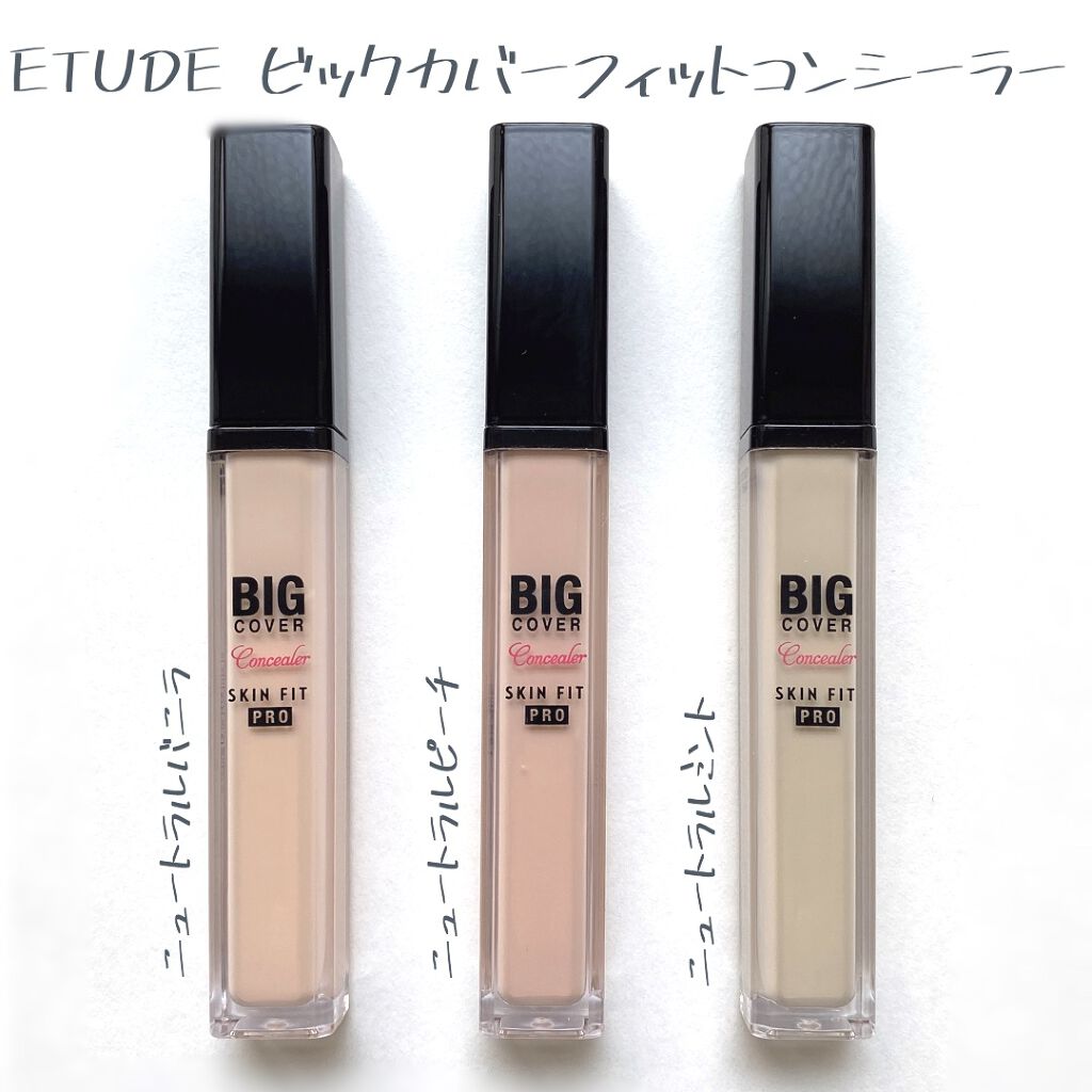 ビッグカバーフィットコンシーラー/ETUDE/リキッドコンシーラーを使ったクチコミ（2枚目）