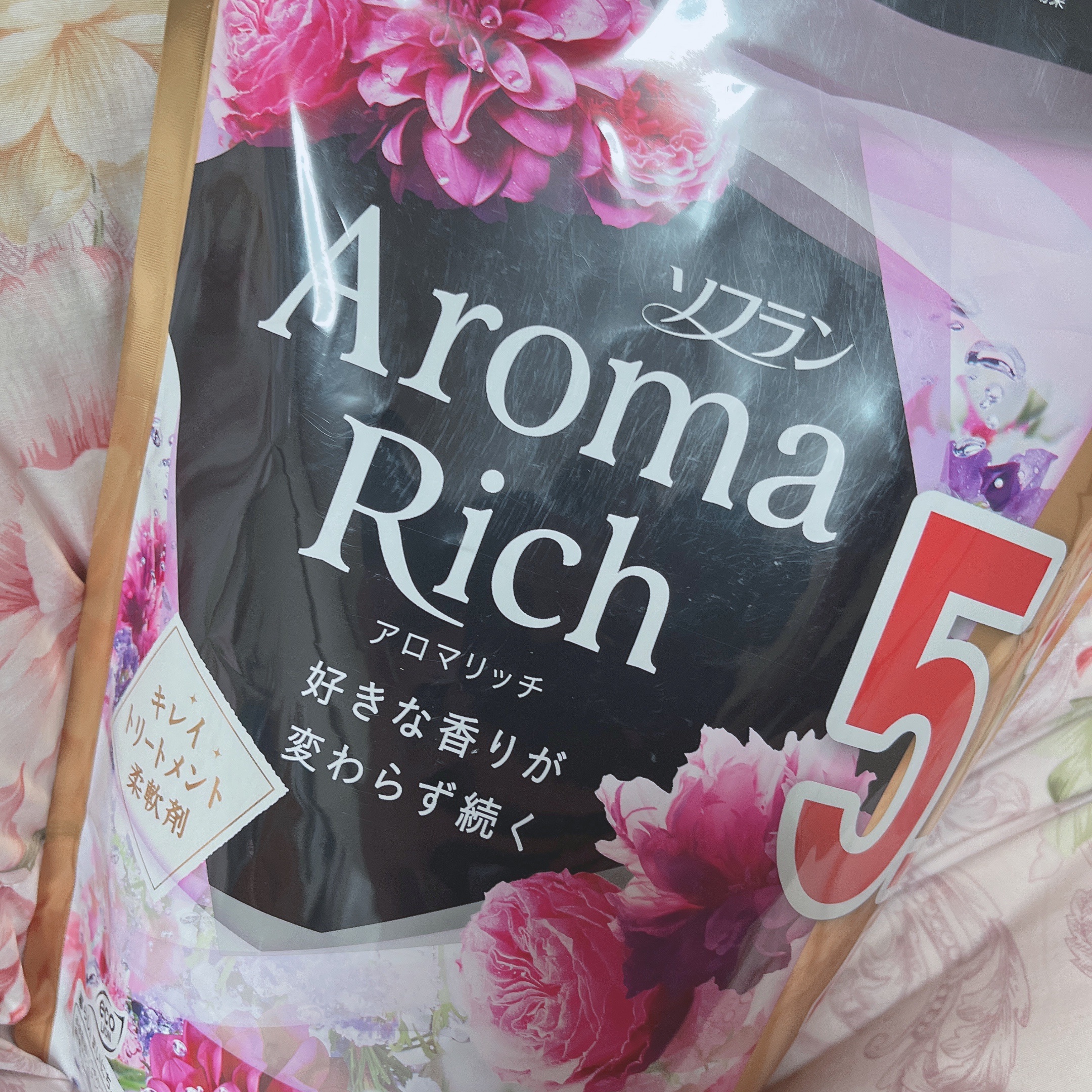 アロマリッチ ジュリエット つめかえ用特大(1200ml)/ソフラン/柔軟剤を使ったクチコミ（1枚目）
