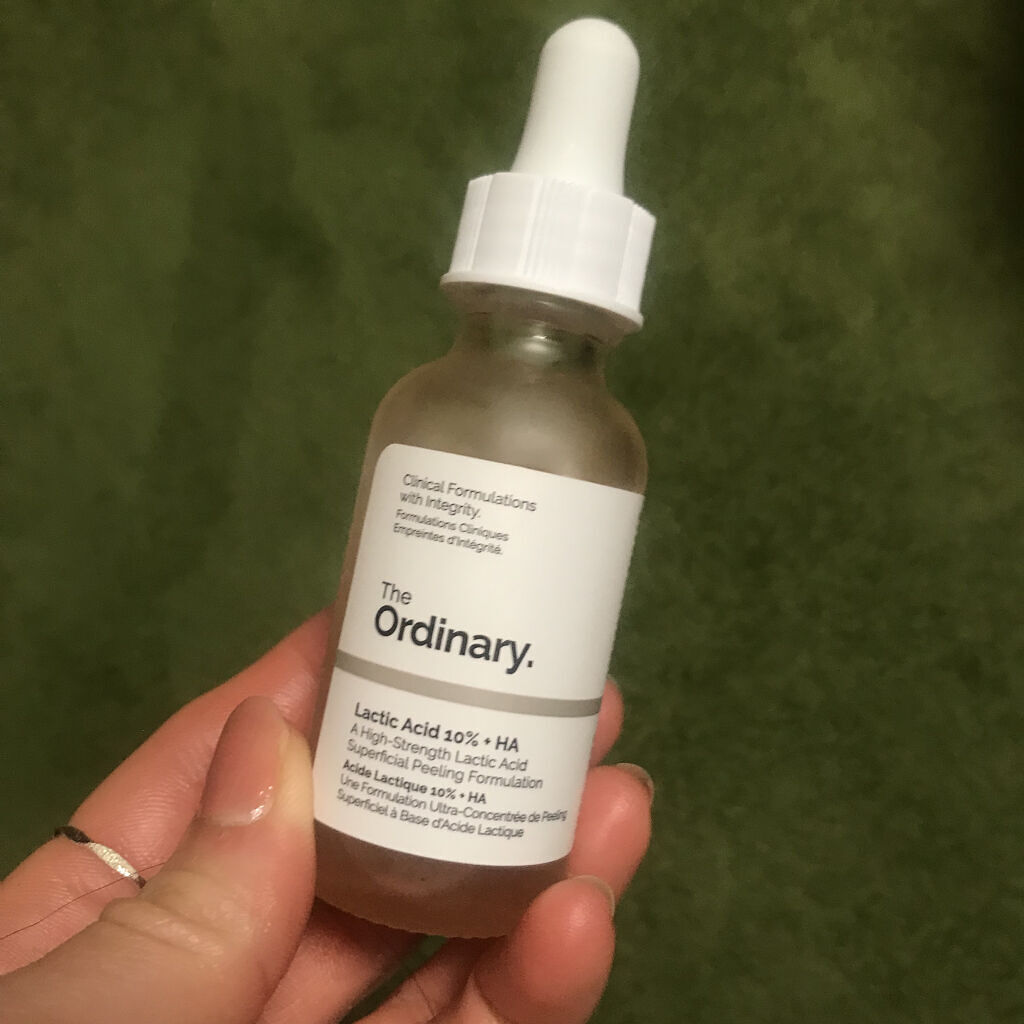The Ordinary LA10+HAフェイスセラムのクチコミ「3/31から。

The Ordinary
Lactic Acid 10% + HA
👛105.....」（1枚目）