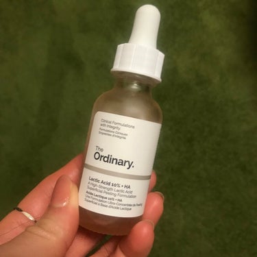 The Ordinary Lactic Acid 10% + HAのクチコミ「3/31から。

The Ordinary
Lactic Acid 10% + HA
👛105.....」（1枚目）