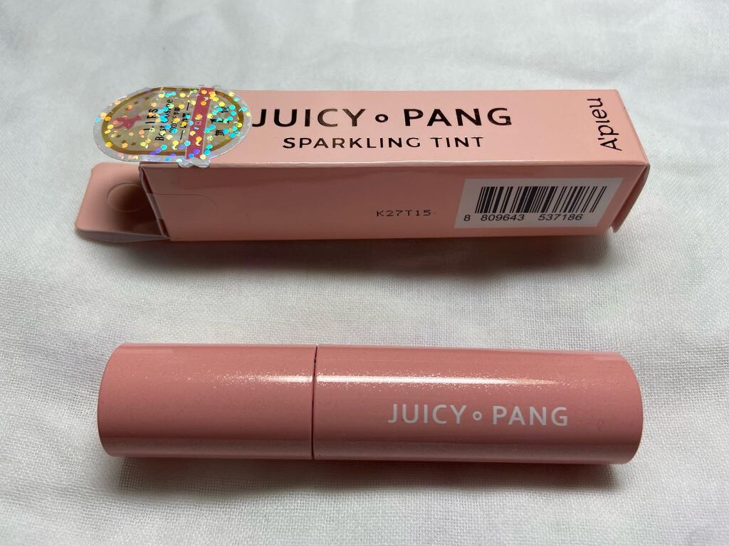 アピュー ジューシーパン スパークリングティント CR01 オトメなナツメ/A’pieu/口紅を使ったクチコミ（1枚目）