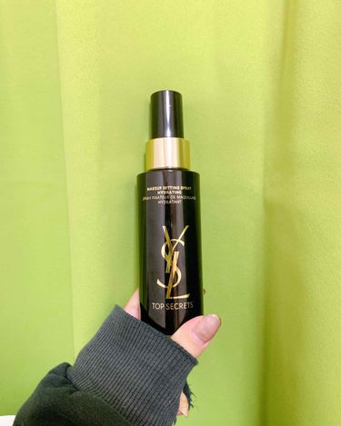 トップ シークレット セッティング グロウ スプレー/YVES SAINT LAURENT BEAUTE/ミスト状化粧水を使ったクチコミ（1枚目）