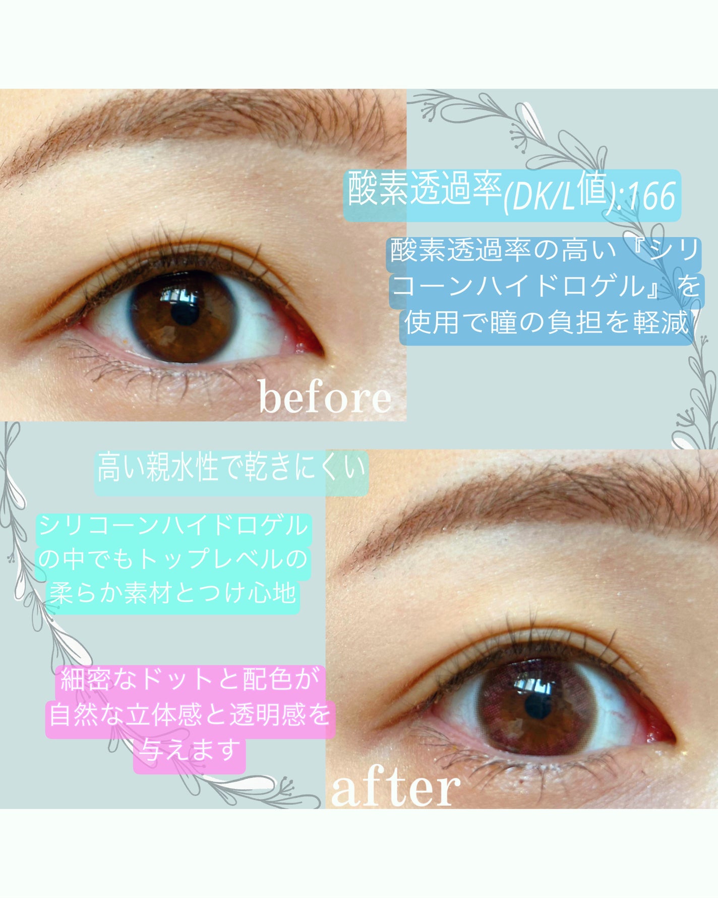 LuMia comfort 1day CIRCLE/LuMia/ワンデー(1DAY)カラコンを使ったクチコミ(2枚目)