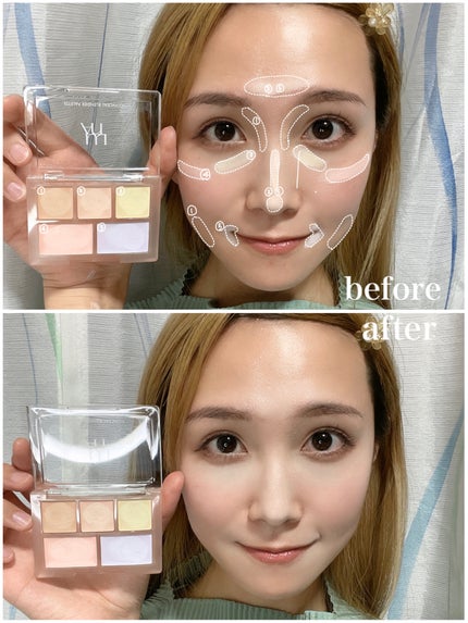 コンシールブレンダーパレット/LUNA/パレットコンシーラーを使ったクチコミ(5枚目)