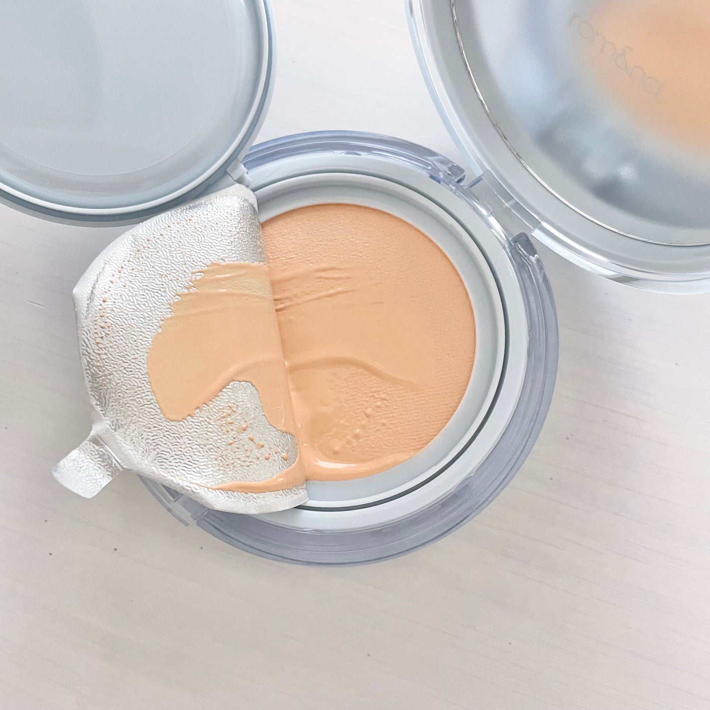 ベアウォータークッション/rom&nd/クッションファンデーションを使ったクチコミ(3枚目)