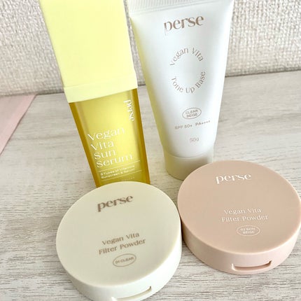 ヴィーガンビタトーンアップベース/perse/化粧下地を使ったクチコミ(6枚目)