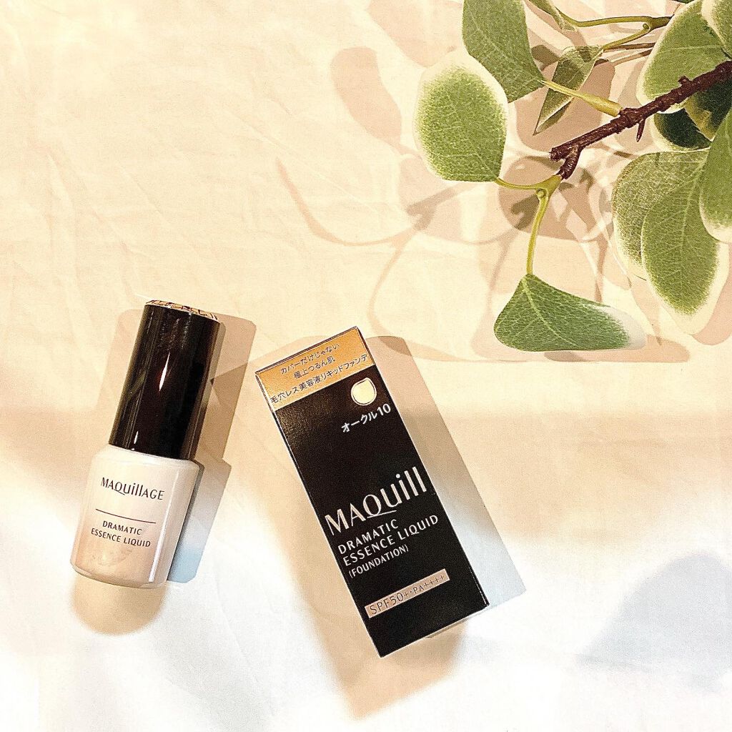 ドラマティックエッセンスリキッド/マキアージュ/リキッドファンデーションを使ったクチコミ（2枚目）