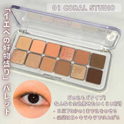 プロ アイ パレット エアー/CLIO/アイシャドウパレットを使ったクチコミ(2枚目)