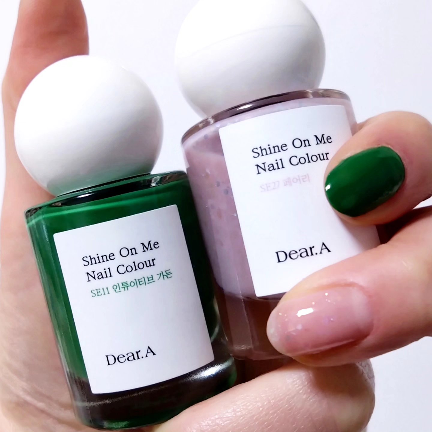 シャインオンミーネイルカラー SE11.インチュイティブガーデン/Dear.A/マニキュアを使ったクチコミ（1枚目）