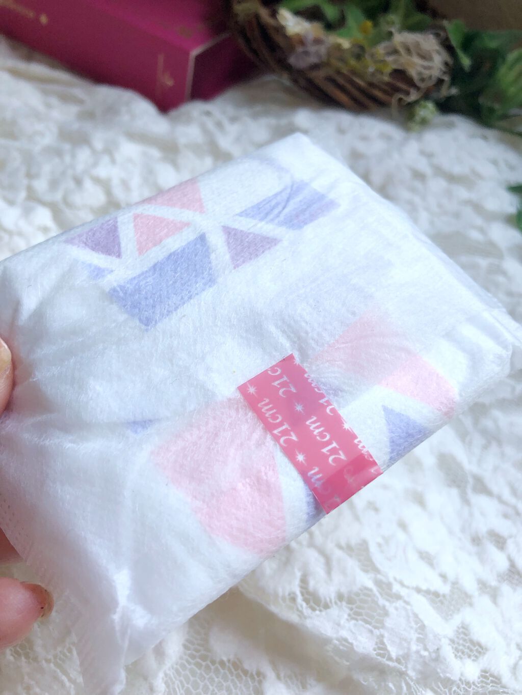 センターイン ふわふわタイプ ふつうの日用 羽なし 21cm/センターイン(ユニ・チャーム)/ナプキンを使ったクチコミ（2枚目）