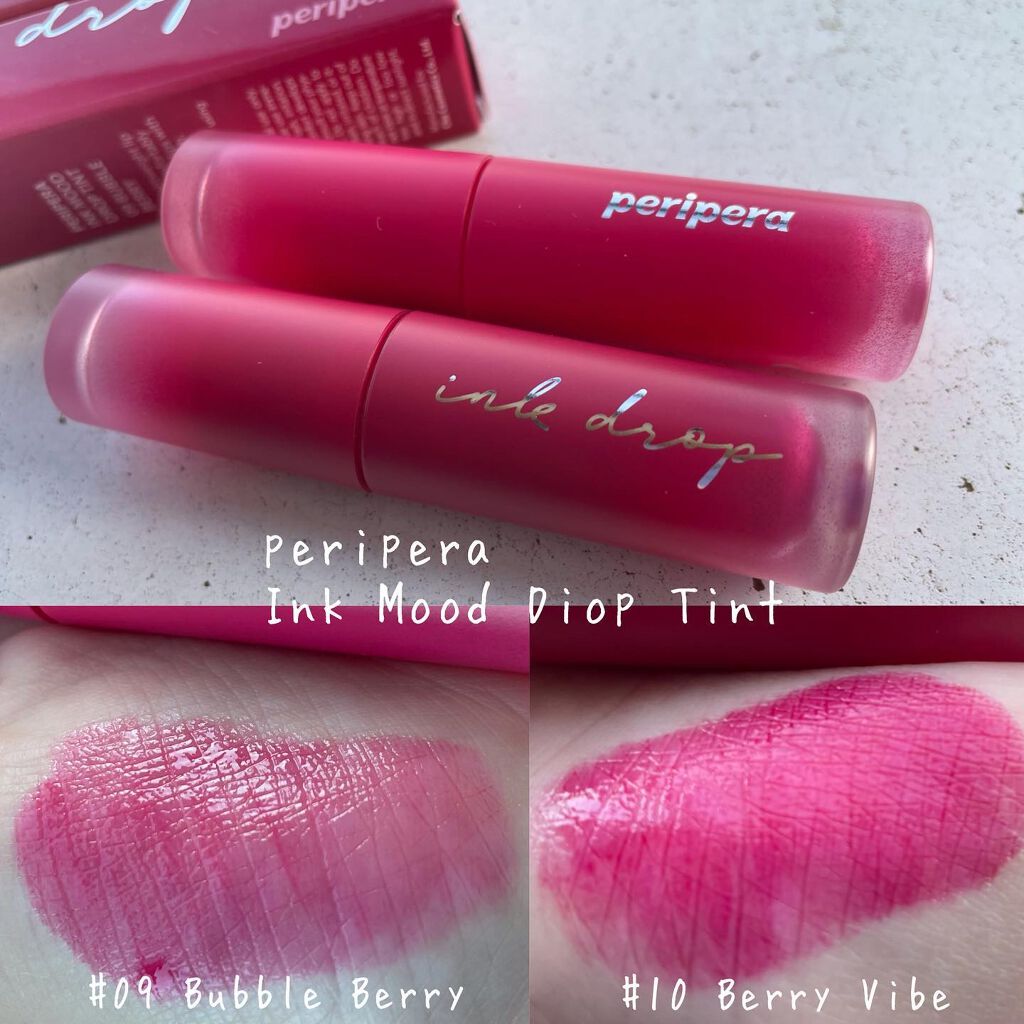インク ムード ドロップ ティント/PERIPERA/リップグロスを使ったクチコミ(1枚目)