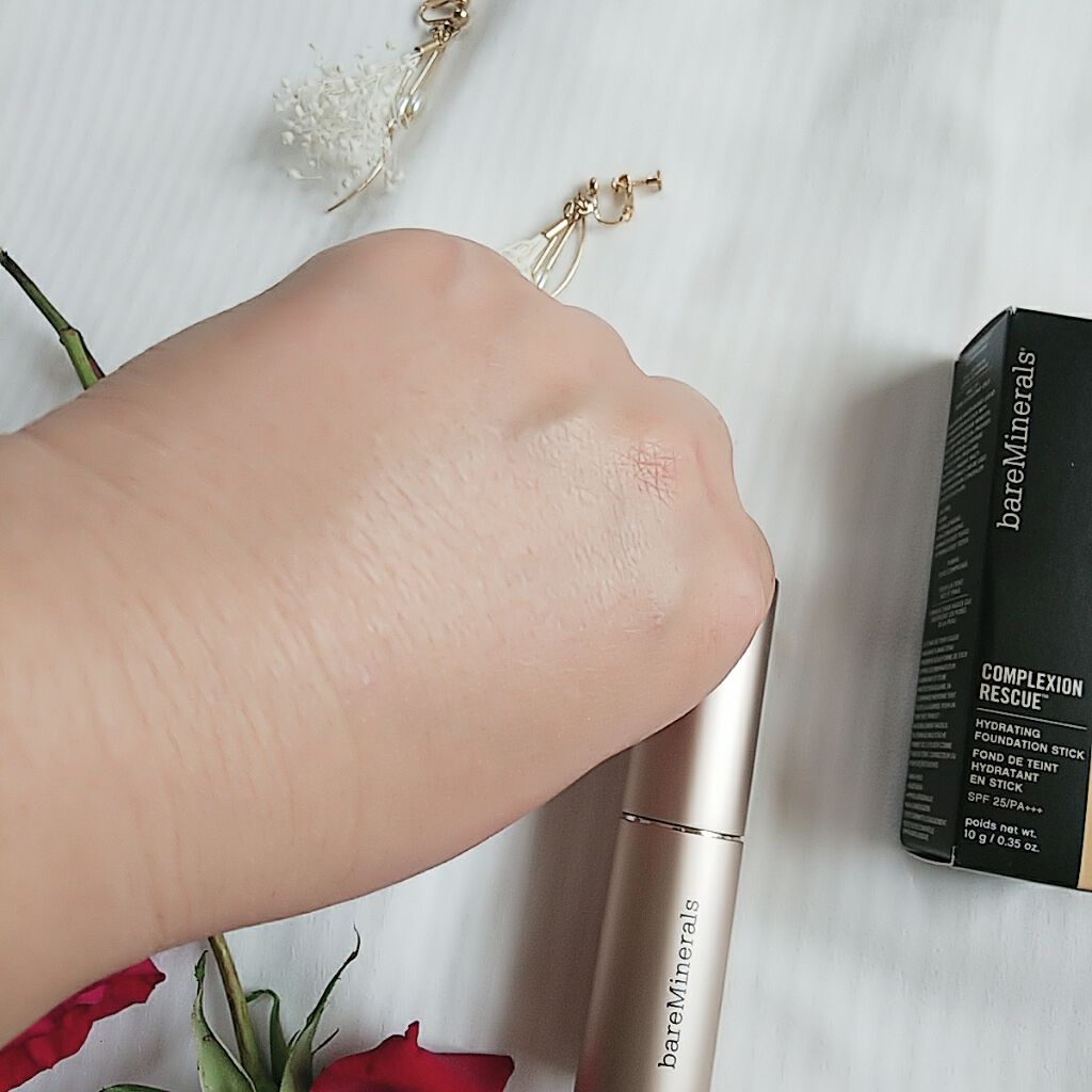 CR ハイドレイティング ファンデーション スティック/bareMinerals/その他ファンデーションを使ったクチコミ(4枚目)