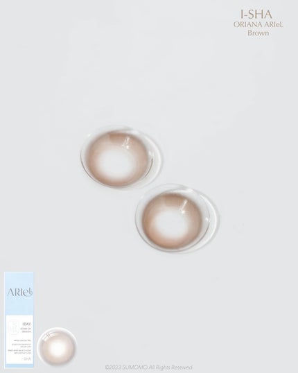 ORIANA ARIEL/i-sha/カラーコンタクトレンズを使ったクチコミ(3枚目)