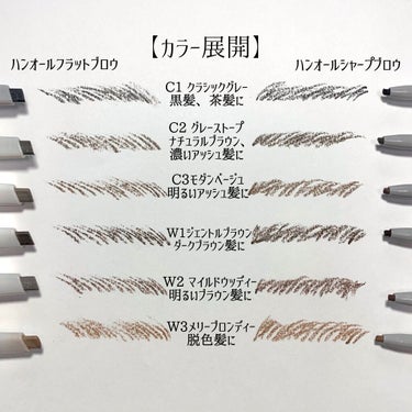 HAN ALL SHARP BROW W1 GENTLE BROWN/rom&nd/アイブロウペンシルを使ったクチコミ（2枚目）