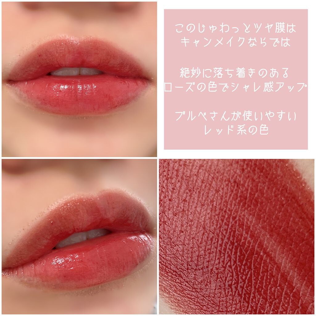 ジューシーリップティント 05 クラシックフィグ /キャンメイク/口紅を使ったクチコミ（3枚目）