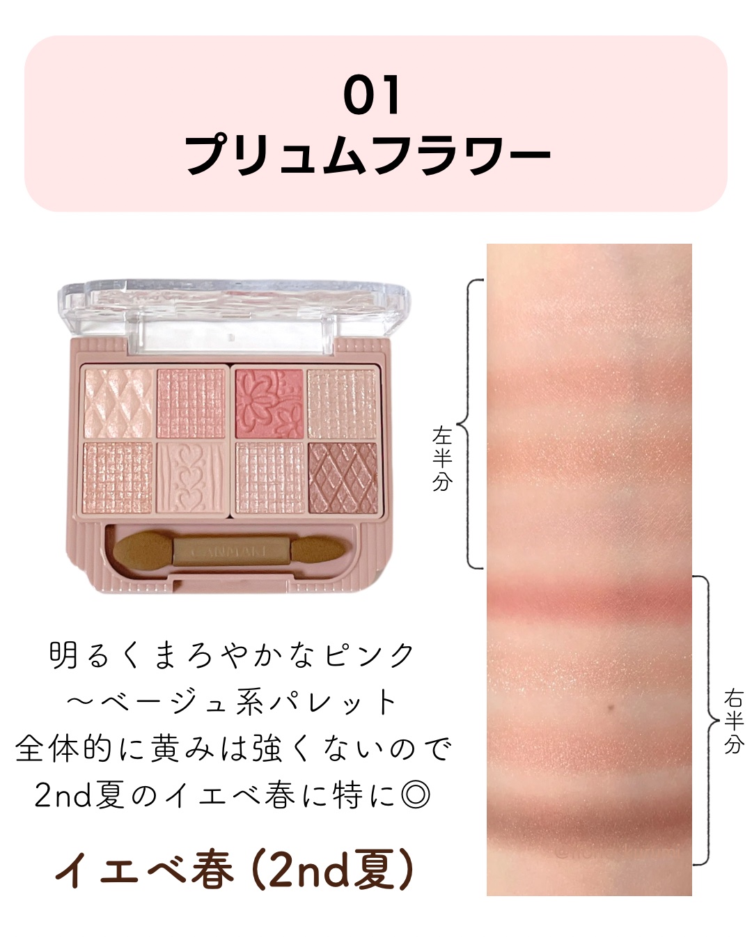 プティパレットアイズ/キャンメイク/パウダーアイシャドウを使ったクチコミ（3枚目）