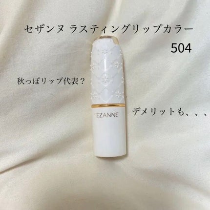 ラスティング リップカラーN/CEZANNE/口紅を使ったクチコミ(1枚目)