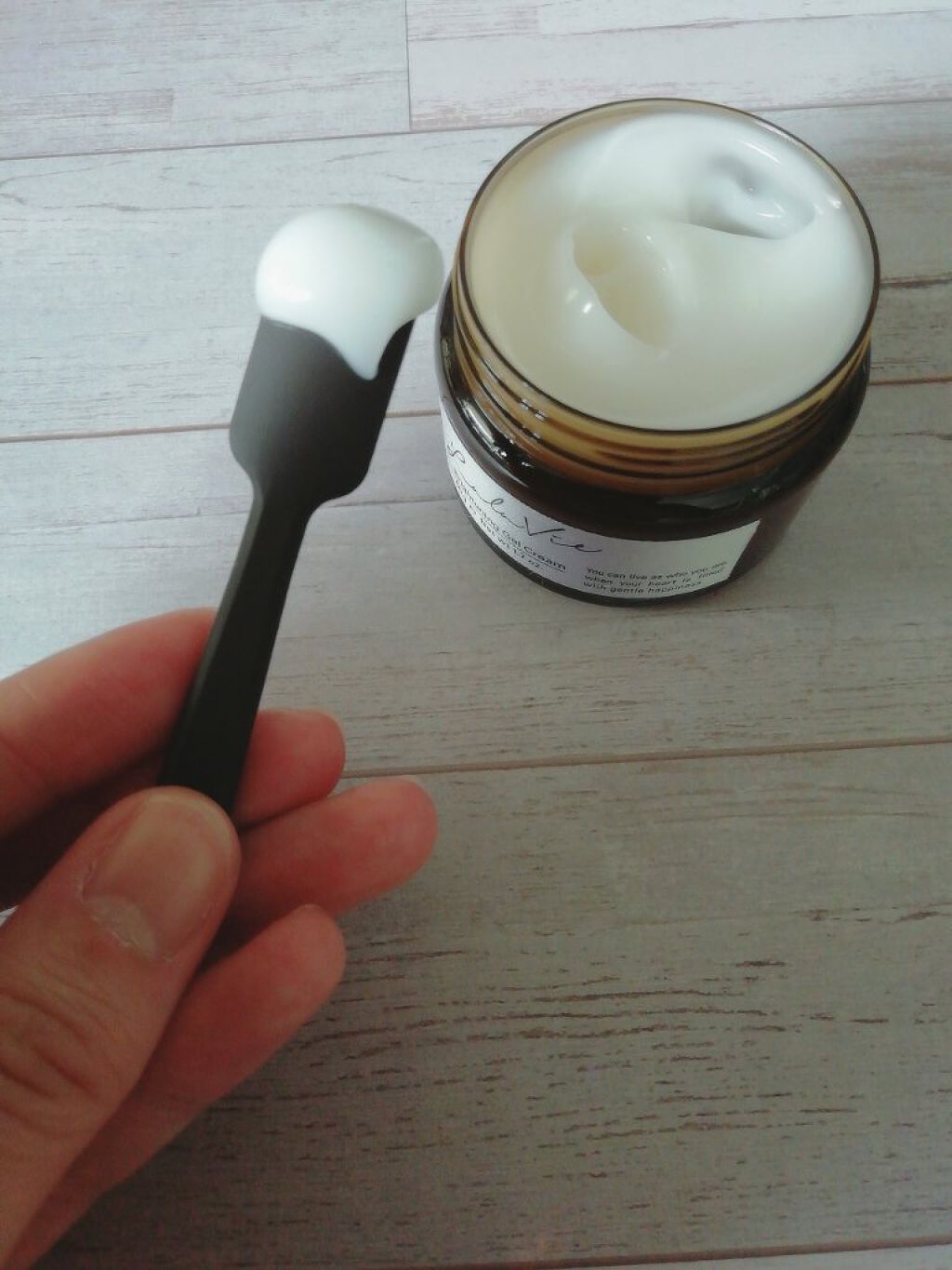 ブライトニング ジェル クリーム/Lala Vie/フェイスクリームを使ったクチコミ（2枚目）