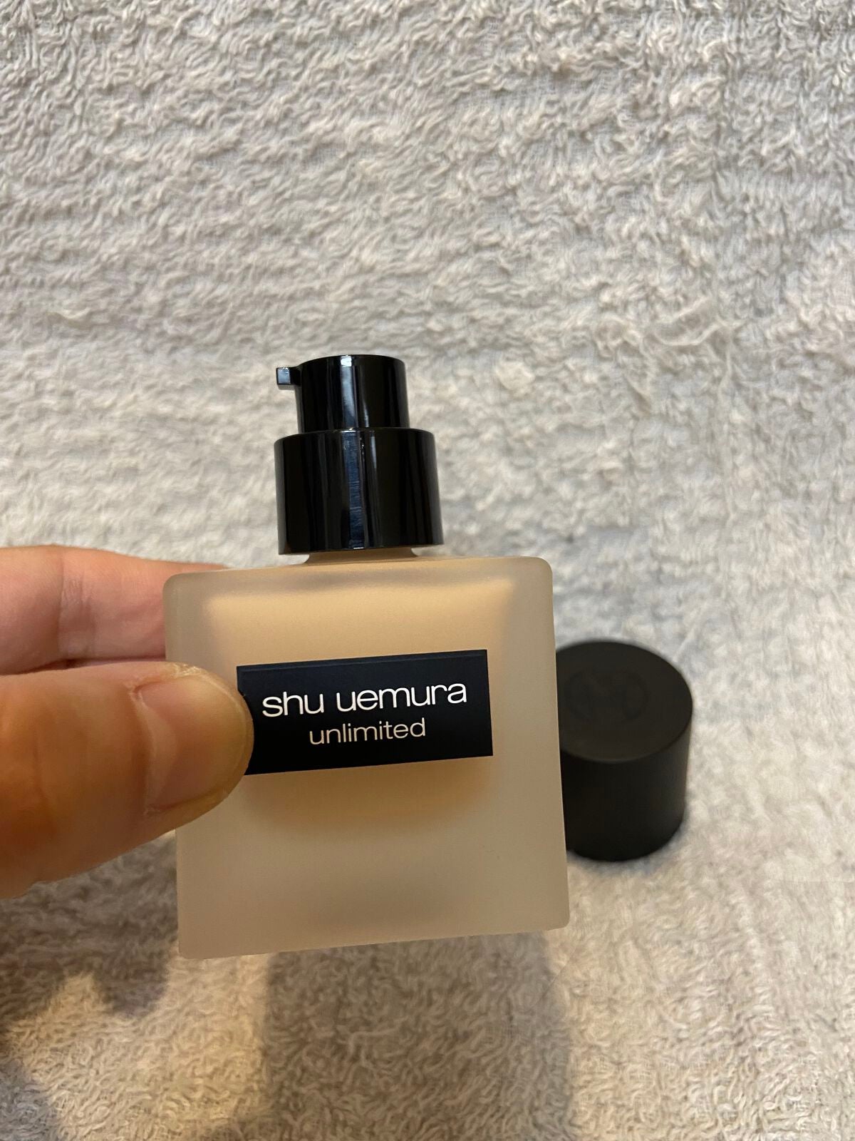 (旧)アンリミテッド ラスティング フルイド/shu uemura/リキッドファンデーションを使ったクチコミ(2枚目)