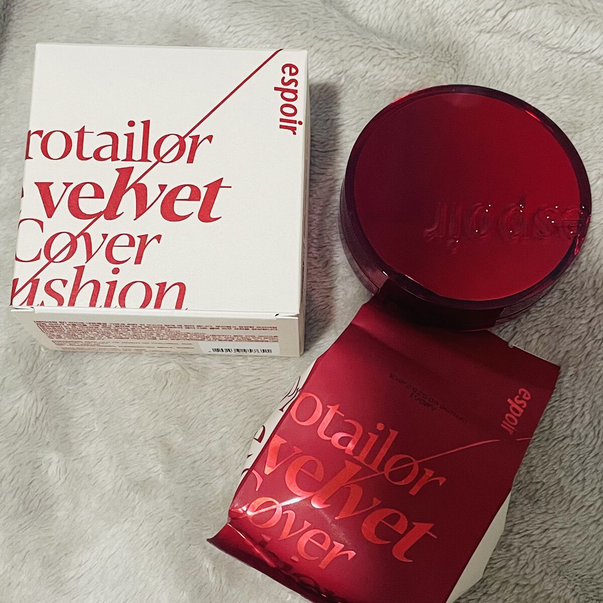 プロテーラービーベルベットカバークッション/espoir/クッションファンデーションを使ったクチコミ（1枚目）
