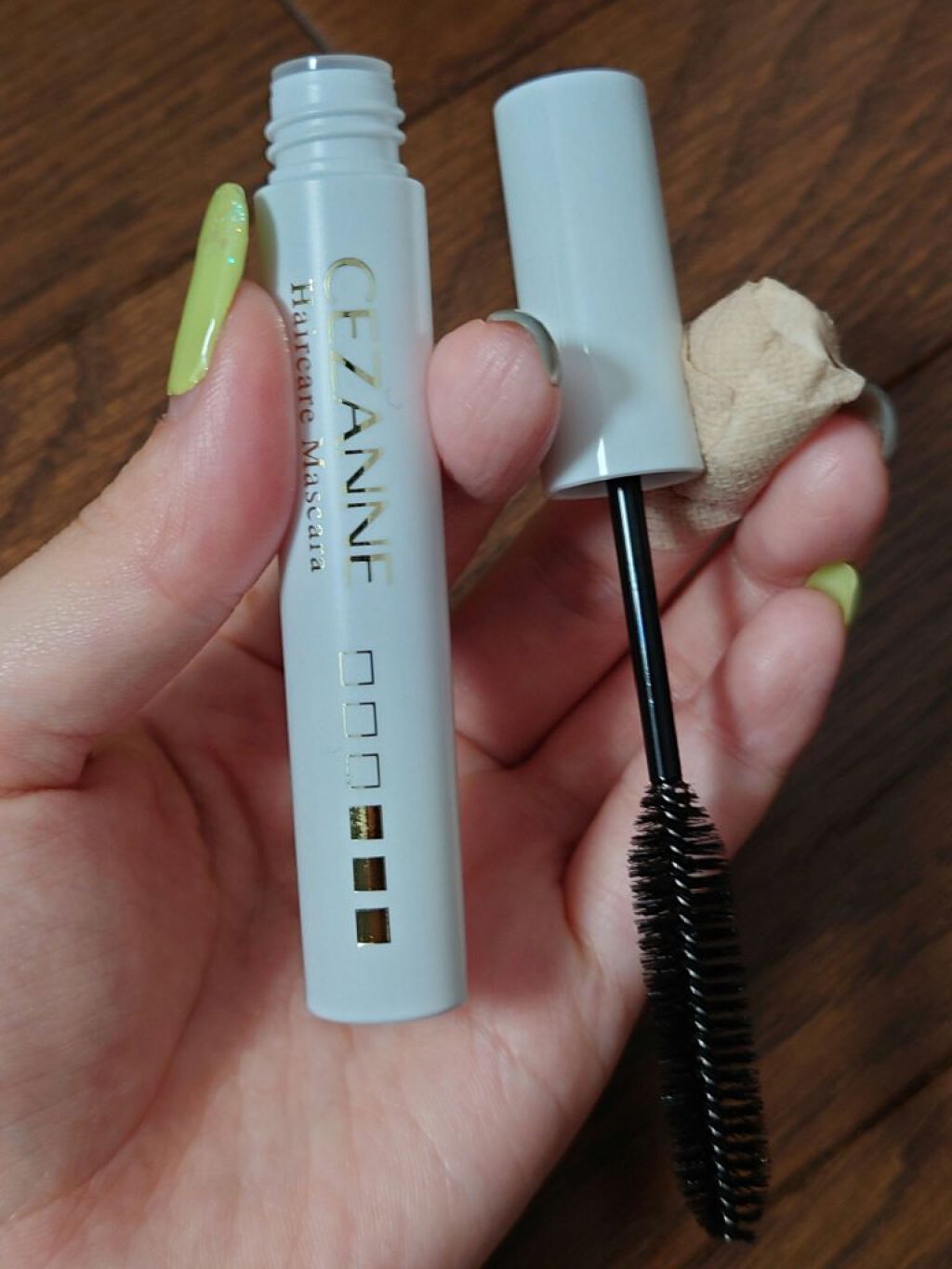 ヘアケアマスカラ/CEZANNE/ヘアジェルを使ったクチコミ（2枚目）