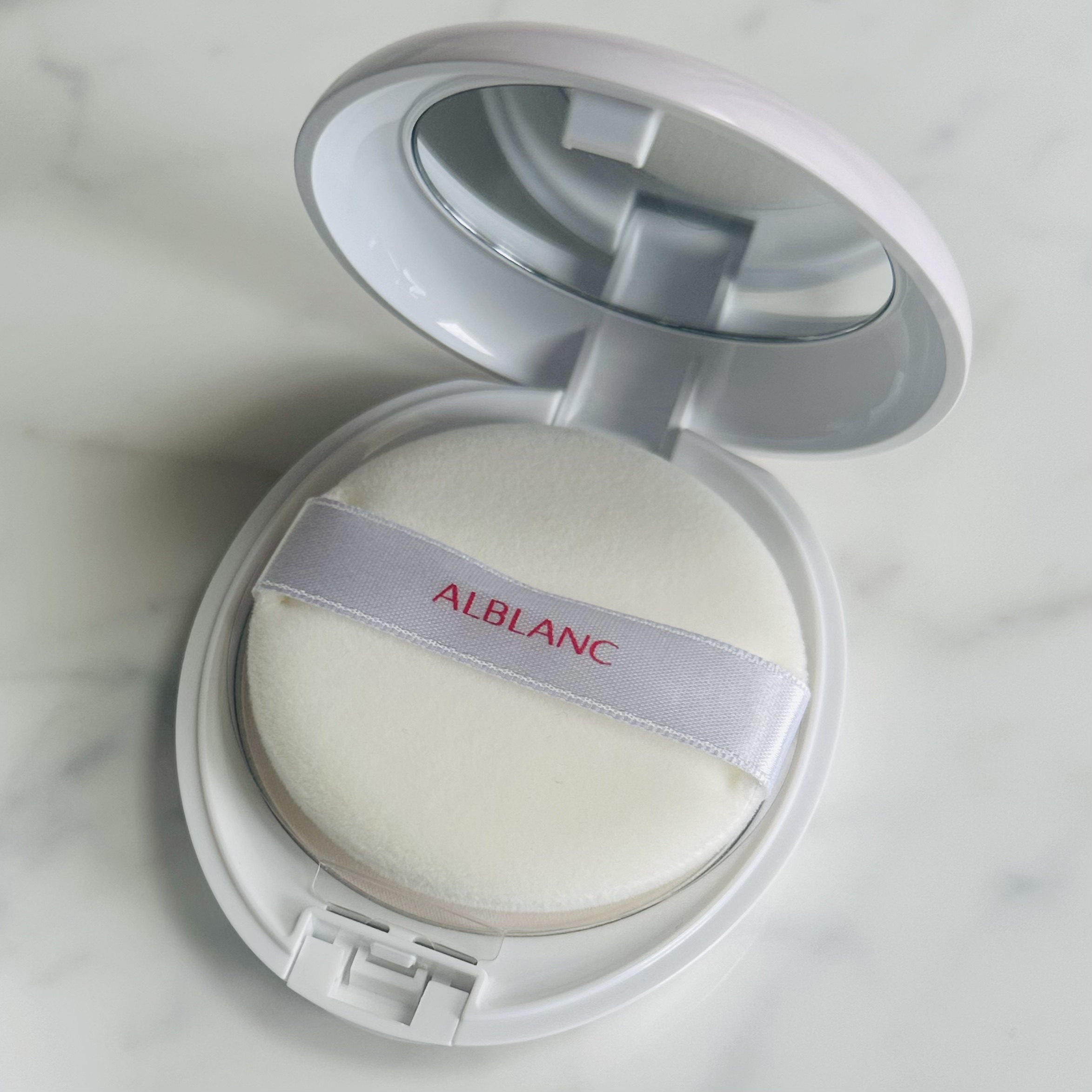 クラリティブラン フィニッシャー（ライトピンク）/ALBLANC/プレストパウダーを使ったクチコミ（3枚目）