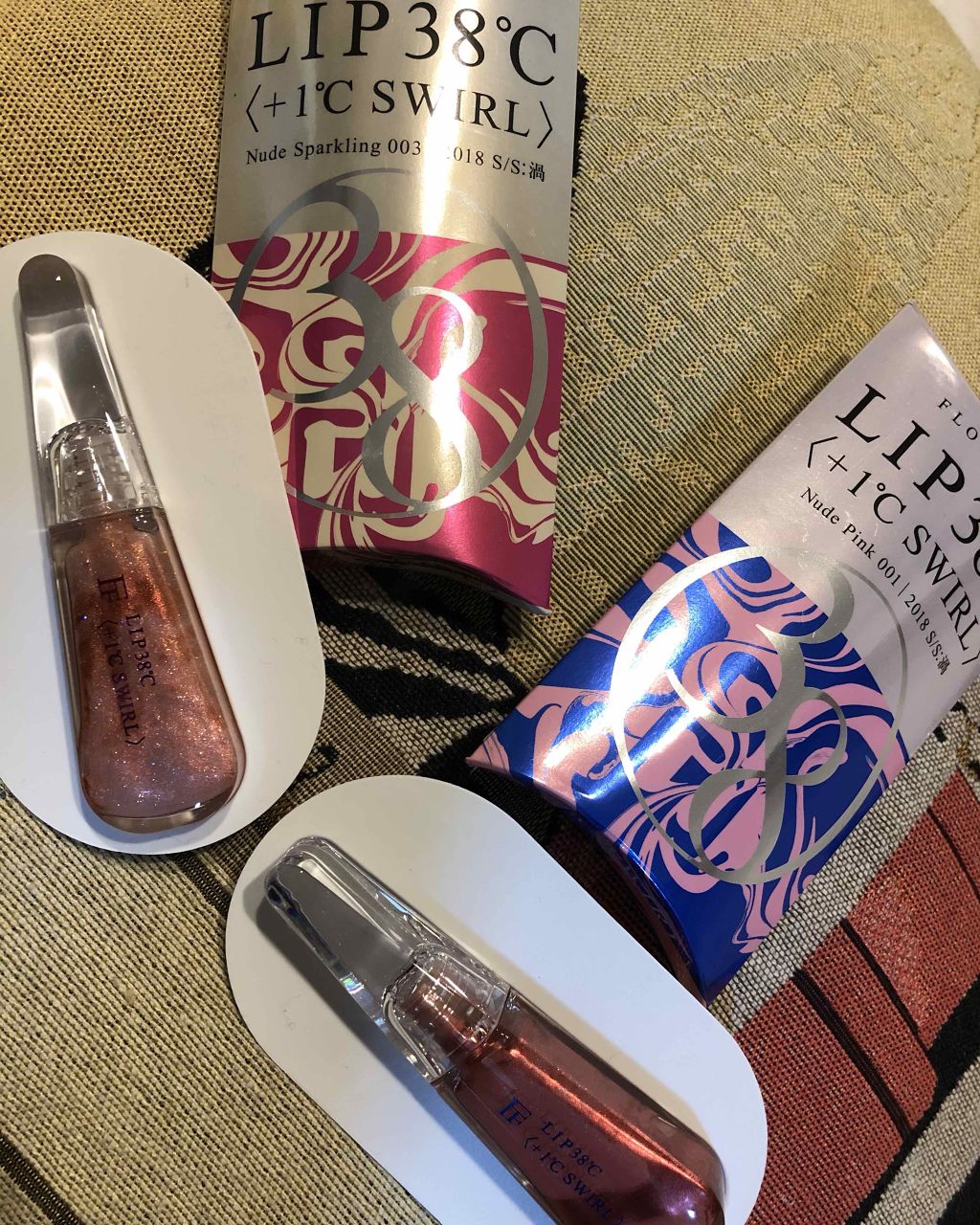 LIP38℃＜+1℃ SWIRL：渦＞/UZU BY FLOWFUSHI/リップケアを使ったクチコミ（1枚目）