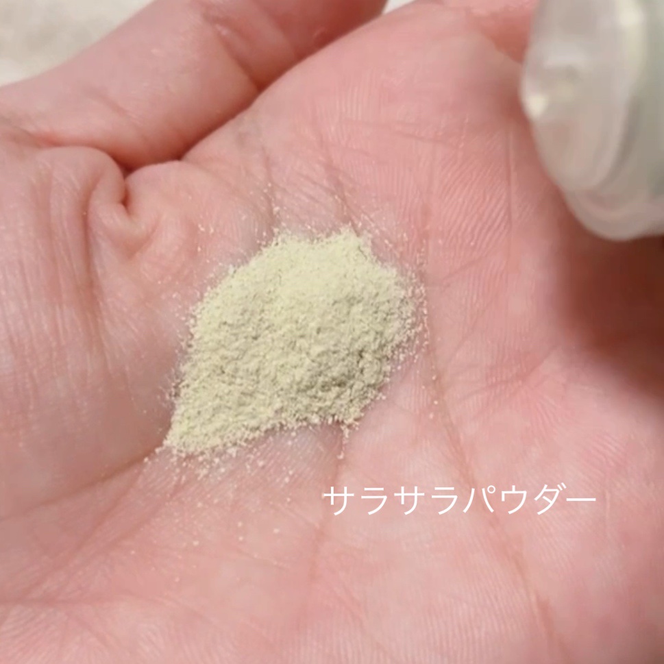 グリーンティー&エンザイムパウダーウォッシュ/By Wishtrend/洗顔パウダーを使ったクチコミ（2枚目）