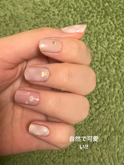 ジェルネイルシール/キャンドゥ/ネイルシールを使ったクチコミ(3枚目)