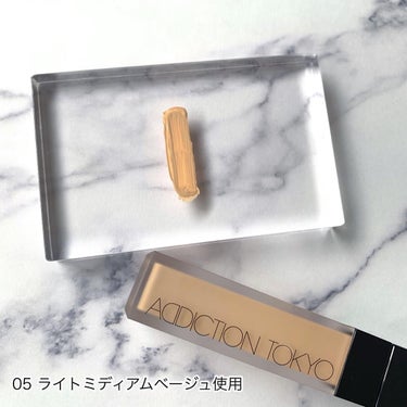 アディクション スキンリフレクト フィックス コンシーラー 005 Light-Med Beige/ADDICTION/コンシーラーを使ったクチコミ（3枚目）