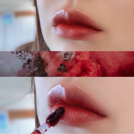 ドリーミーレイトナイト メロウティント/MERZY/リップティントを使ったクチコミ(2枚目)