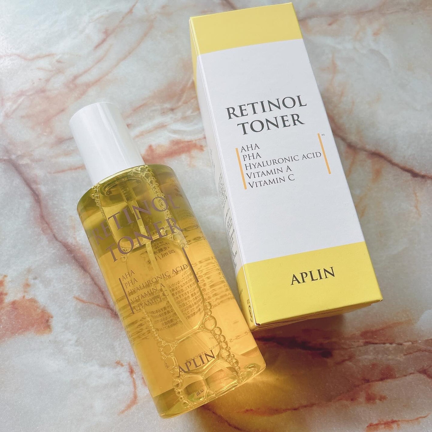 レチノールトナー/APLIN/ミスト状化粧水を使ったクチコミ(4枚目)