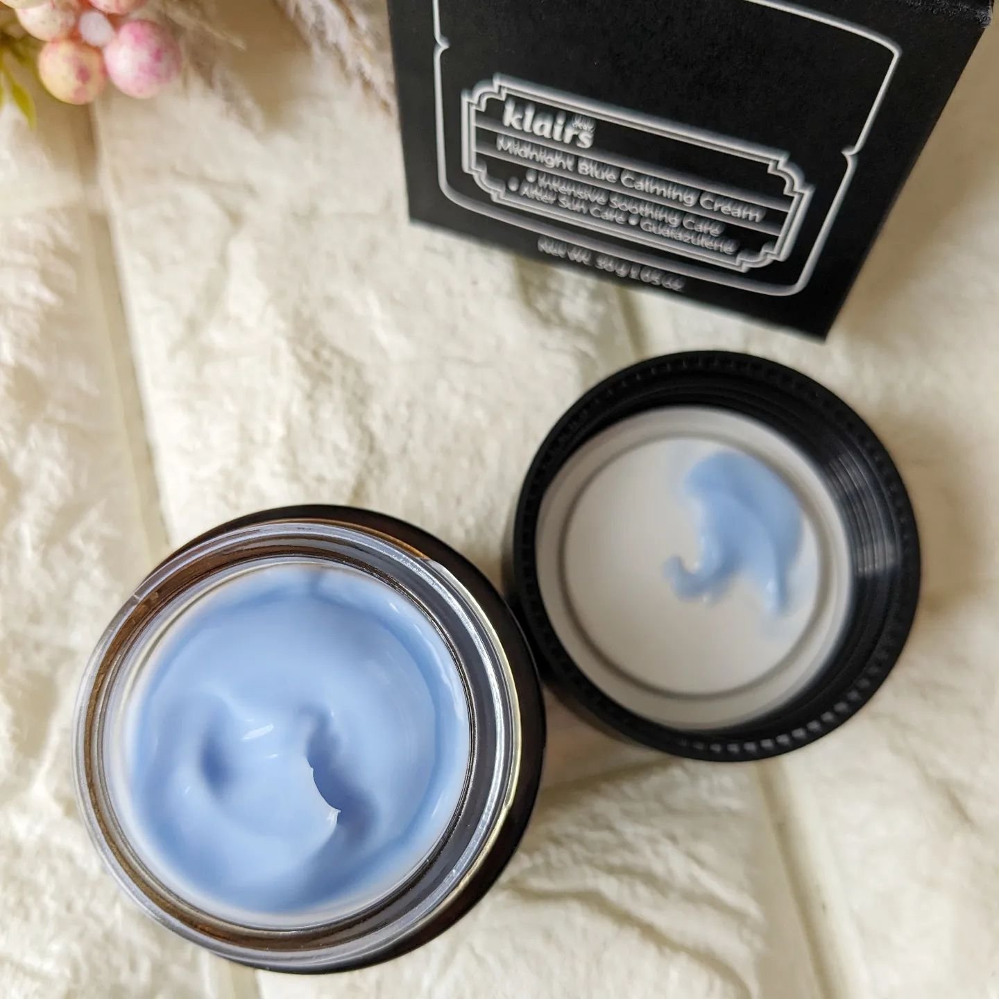 ミッドナイトブルーカーミングクリーム/Klairs/フェイスクリームを使ったクチコミ（3枚目）