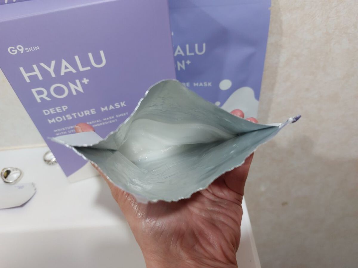 ヒアルロンプラス ディープモイスチャーマスク/G9SKIN/シートマスク・パックを使ったクチコミ（2枚目）