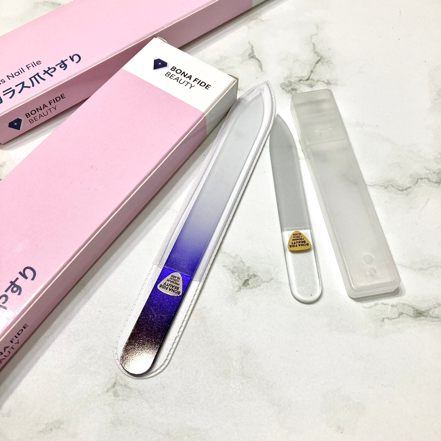 ガラス製ネイルファイル/BONA FIDE BEAUTY/ネイル用品を使ったクチコミ(2枚目)
