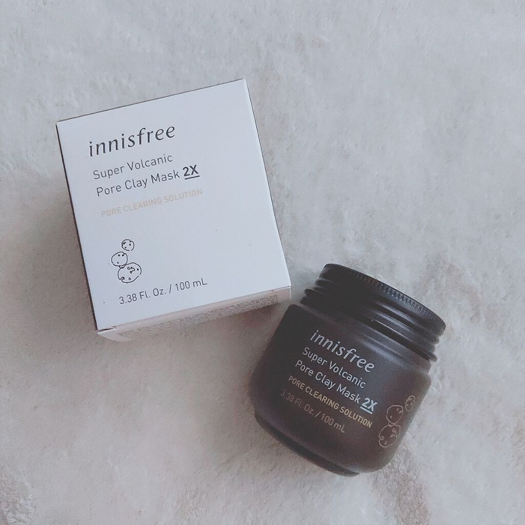 スーパーヴォルカニック ポアクレイマスク/innisfree/洗い流すパック・マスクを使ったクチコミ（1枚目）