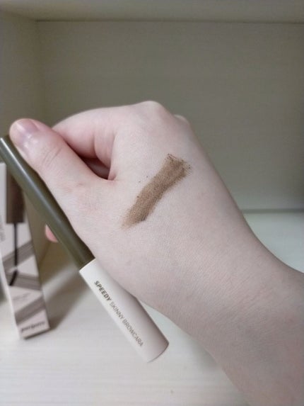 スピーディー スキニー ブロウカラ/PERIPERA/眉マスカラを使ったクチコミ(5枚目)