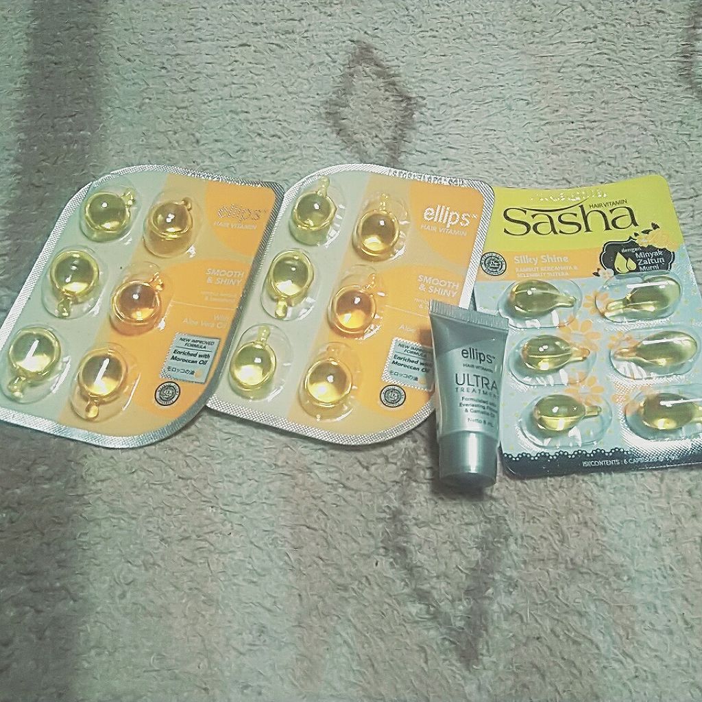 ヘアーオイル【トリートメント】/ellips/ヘアオイルを使ったクチコミ（1枚目）