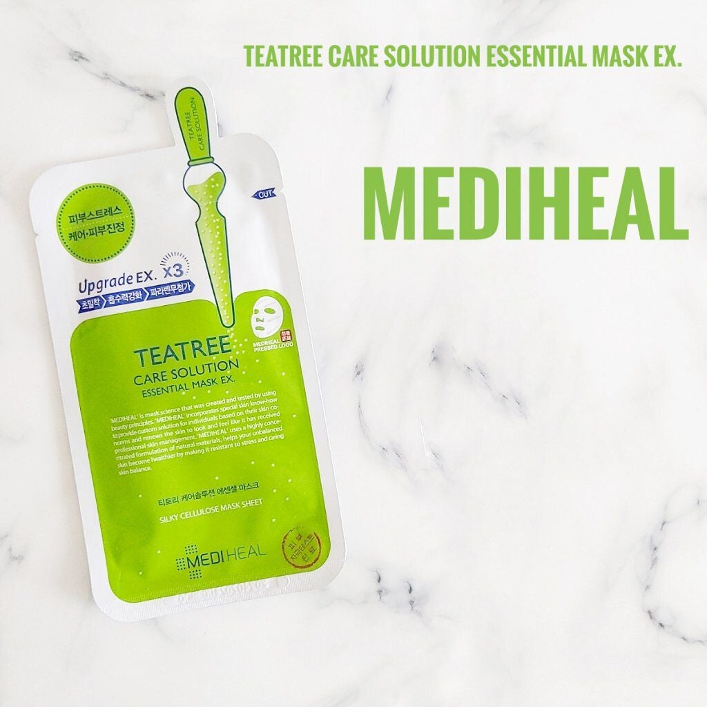 ティーツリーケアソリューション アンプルマスクJEX/MEDIHEAL/シートマスク・パックを使ったクチコミ(1枚目)