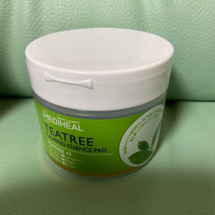 ティーツリーカーミングエッセンスパッド/MEDIHEAL/トナーパッドを使ったクチコミ(1枚目)