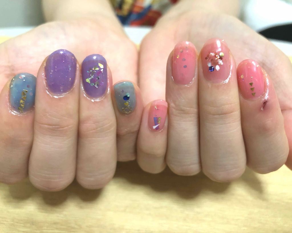 ネイル工房白パケカラージェル/ネイル工房/ジェルネイルを使ったクチコミ(1枚目)