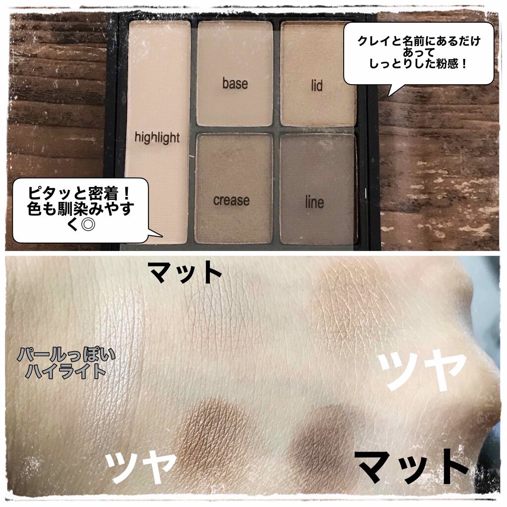 クレイ・アイシャドウ・パレット/e.l.f. Cosmetics/アイシャドウパレットを使ったクチコミ(2枚目)