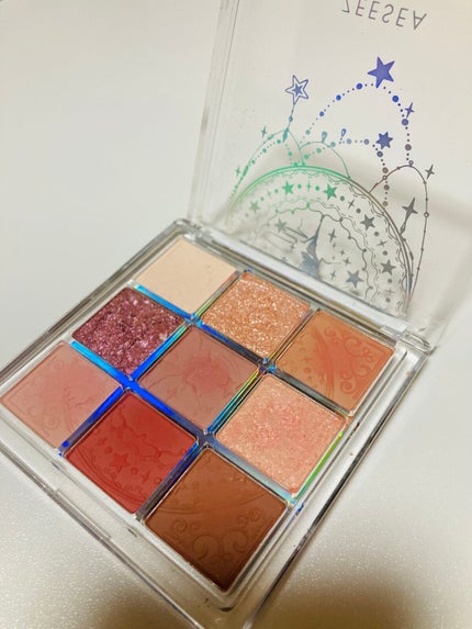 クォーツ 9色アイシャドウパレット(ドリームランドアイシャドウ)/ZEESEA/アイシャドウパレットを使ったクチコミ(3枚目)