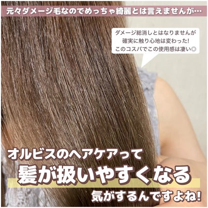 エッセンスインヘアミルク/オルビス/ヘアミルクを使ったクチコミ(6枚目)