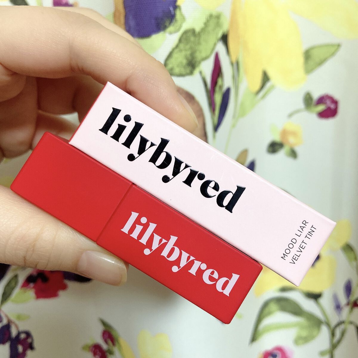 ムードライアー ベルベットティント/lilybyred/リップティントを使ったクチコミ（1枚目）