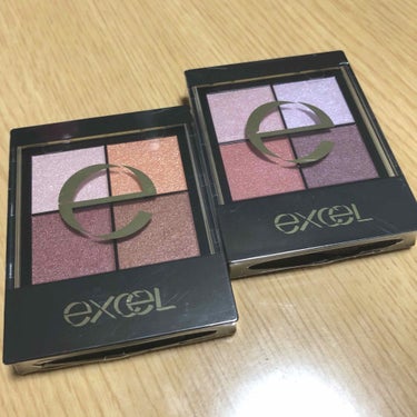 excel リアルクローズシャドウ 👀💕

27日発売のアイシャドウ！
30日にしてやっと入荷して2つとも
無事ゲットしました🌟

わたし的にはプラザ限定の
アプリコットタータンの方が
好みです( ´v