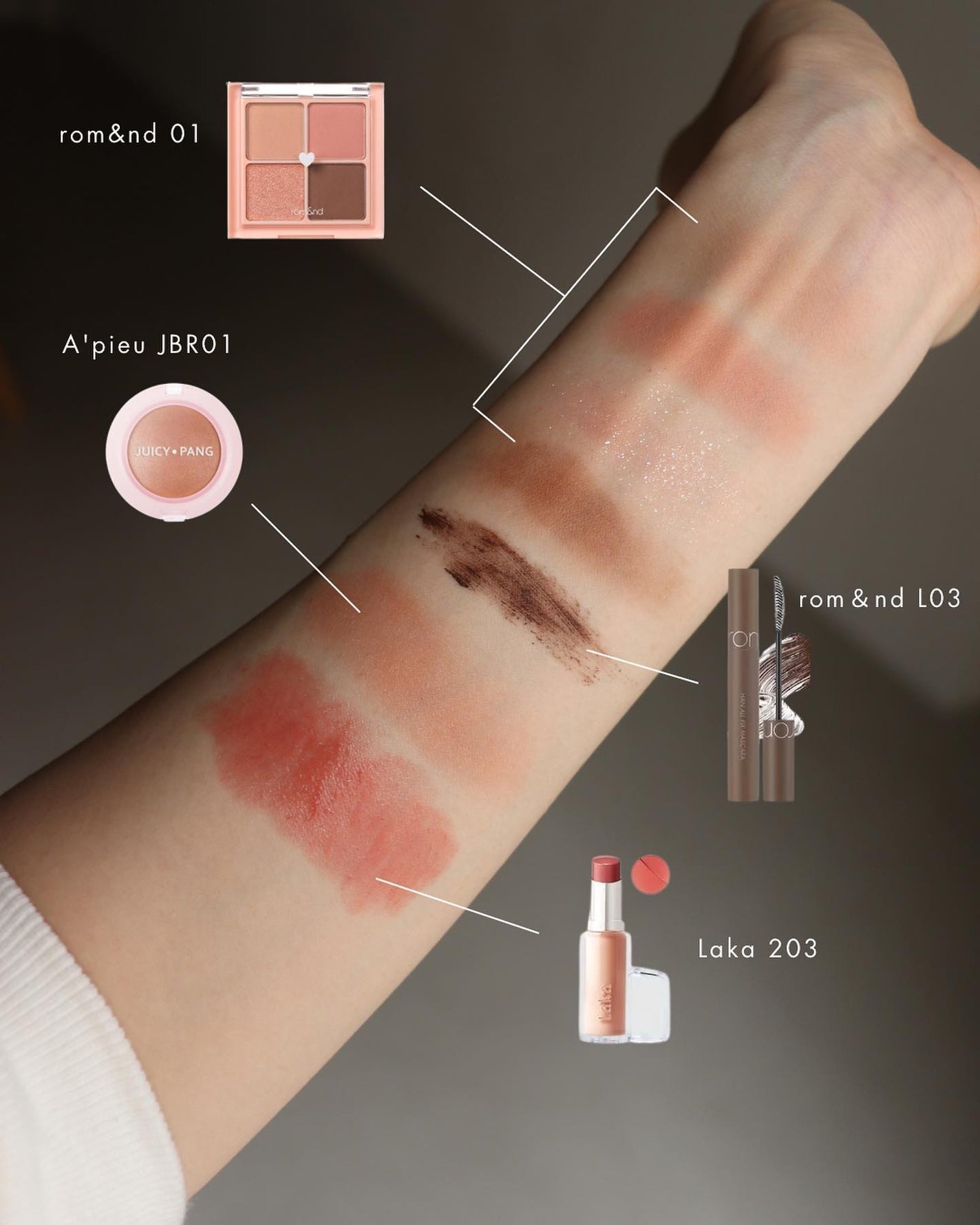 ベターザンアイズ/rom&nd/アイシャドウパレットを使ったクチコミ(2枚目)