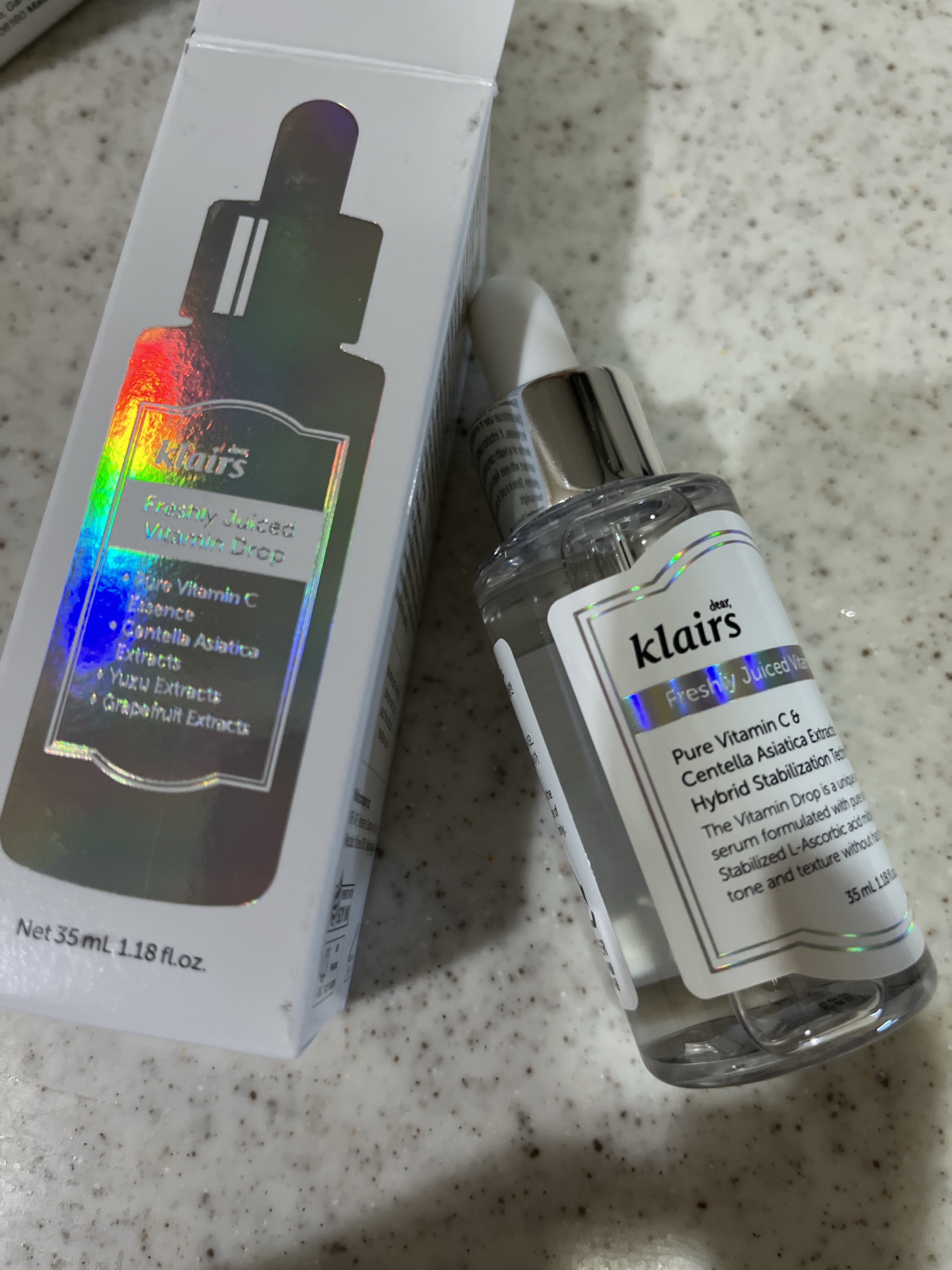 フレッシュリージュースドビタミンドロップ(35ml)/Klairs/美容液を使ったクチコミ（2枚目）